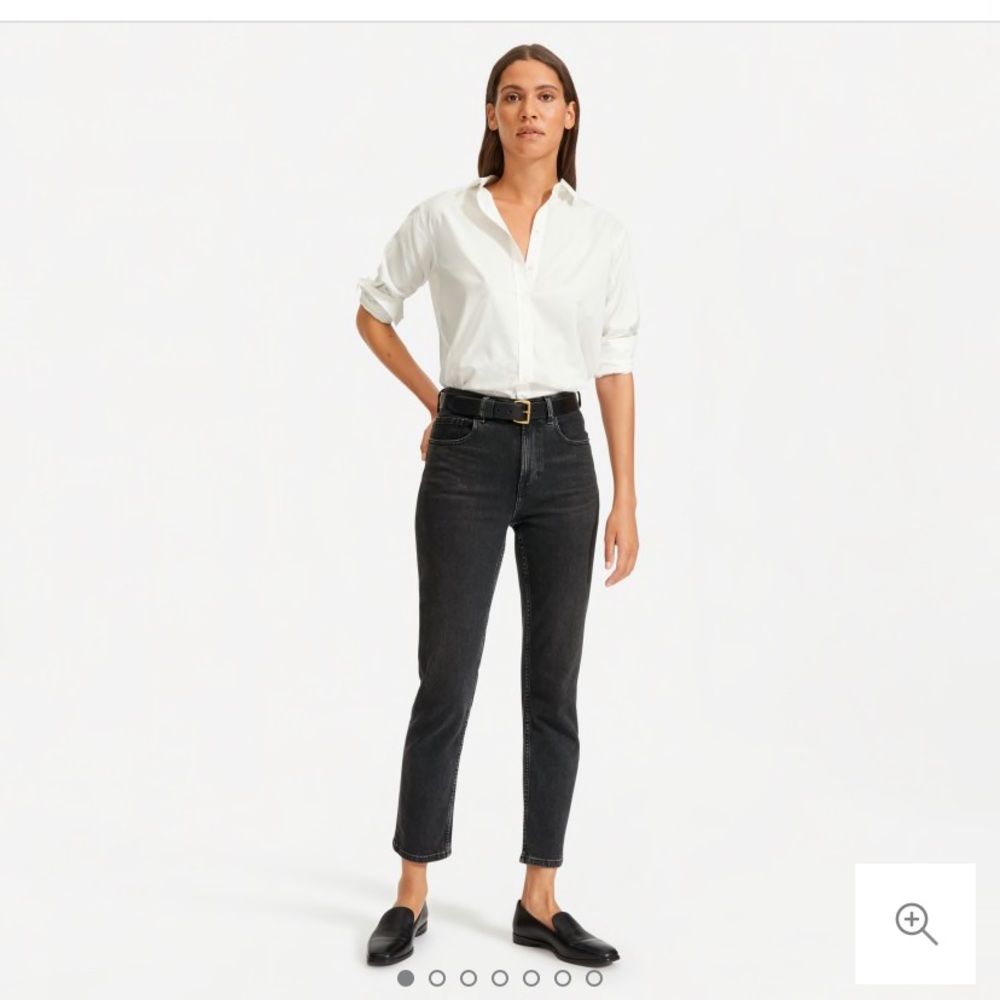 Everlane high rise straight Jean size 25 ankle